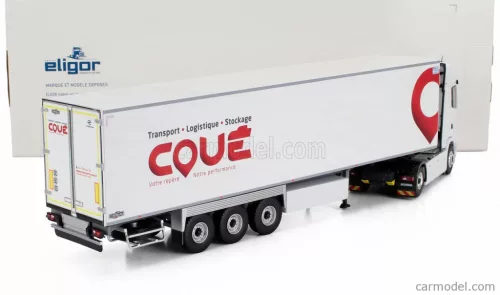 SCANIA  S500 TRUCK SEMI-FRIGO COUE TRANSPORTS 2021  WHITE RED