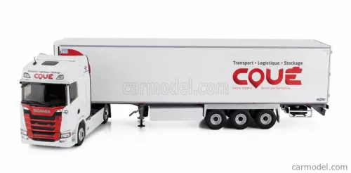 SCANIA  S500 TRUCK SEMI-FRIGO COUE TRANSPORTS 2021  WHITE RED