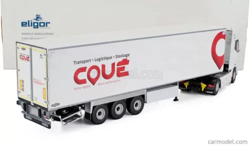 DAF  XG TRUCK SEMI-FRIGO COUE TRANSPORTS 2021  WHITE RED