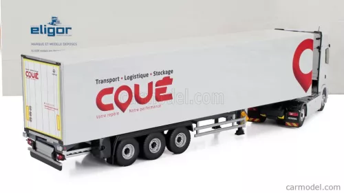 SCANIA  S500 TRUCK CASSONATO COUE TRANSPORTS 2021  WHITE RED