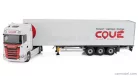 SCANIA  S500 TRUCK CASSONATO COUE TRANSPORTS 2021  WHITE RED