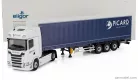 SCANIA  S500 TRUCK TELONATO PICARD TRANSPORTS 2021  WHITE BLUE