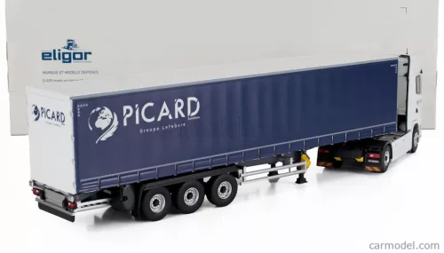 SCANIA  S500 TRUCK TELONATO PICARD TRANSPORTS 2021  WHITE BLUE