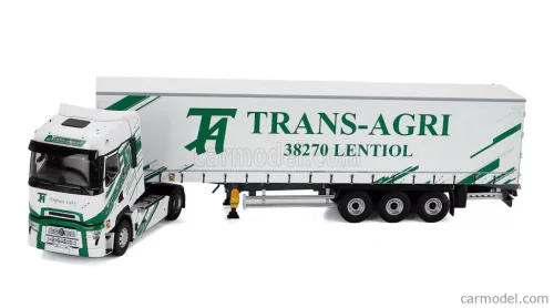 RENAULT  T-LINE HIGH TRUCK TELONATO TRANS-AGRI TRANSPORTS 2023  WHITE GREEN