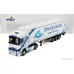   RENAULT  T-LINE HIGH TRUCK TELONATO GRANGER TRANSPORTS 2023  WHITE BLUE