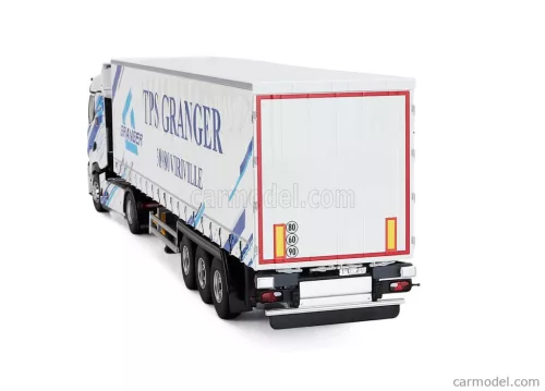 RENAULT  T-LINE HIGH TRUCK TELONATO GRANGER TRANSPORTS 2023  WHITE BLUE