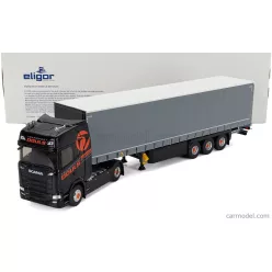   SCANIA  S500 TRUCK TELONATO DOULS TRANSPORTS 2021  BLACK GREY