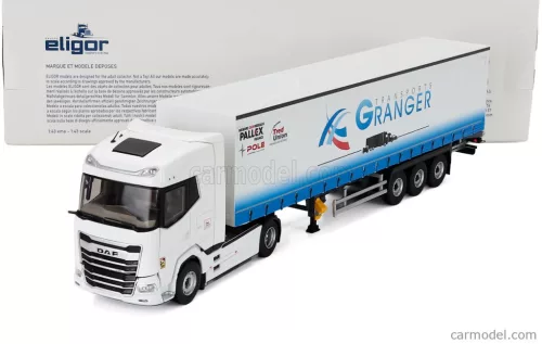DAF  XG TRUCK TELONATO GRANGER TRANSPORTS 2021  WHITE