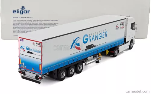 DAF  XG TRUCK TELONATO GRANGER TRANSPORTS 2021  WHITE