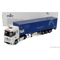   MERCEDES BENZ  ACTROS 5 1851 TRUCK TELONATO JOURDAN TRANSPORTS 2020  WHITE BLUE