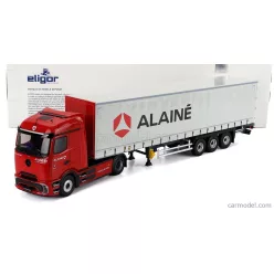   MERCEDES BENZ  E-ACTROS 600 TRUCK TELONATO ALAINE TRANSPORTS 2025  RED GREY