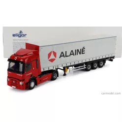   RENAULT  T480 TRUCK TELONATO ALAINE TRANSPORTS 2021  RED GREY