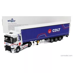   RENAULT  T-LINE HIGH TRUCK TELONATO CDLT TRANSPORTS 2023  WHITE BLUE