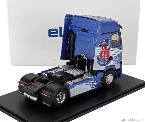 RENAULT  T-LINE HIGH TRACTOR TRUCK 2-ASSI ROUTE 66 2023  BLUE MET