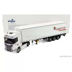   SCANIA  S500 TRUCK TELONATO TRANSACTUEL TRANSPORTS 2021  WHITE