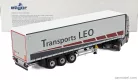 RENAULT  T480 TRUCK TELONATO LEO TRANSPORTS 2021  GREY WHITE