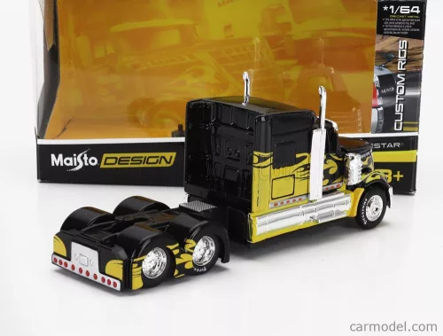 INTERNATIONAL  LONESTAR TRACTOR TRUCK 3-ASSI 2010  BLACK YELLOW
