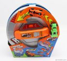 ACCESSORIES  DIORAMA - GO FAST GARAGE WITH 2X CARS INCLUDED  ORANGE