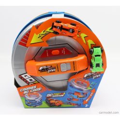   ACCESSORIES  DIORAMA - GO FAST GARAGE WITH 2X CARS INCLUDED  ORANGE