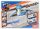 ACCESSORIES  DIORAMA - SET BUILD AIRPORT WITH 2X MERCEDES SPRINTER PACKAGE TRANSPORT AIRPORT SHUTTLE  LIGHT BLUE WHITE