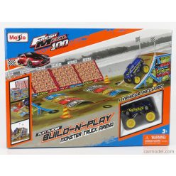   ACCESSORIES  DIORAMA - SET BUILD MONSTER TRUCK ARENA  GREY BLUE
