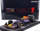 RED BULL  F1  RB19 TEAM ORACLE RED BULL RACING N 1 WORLD CHAMPION WINNER LAS VEGAS USA GP 2023 MAX VERSTAPPEN  PURPLE YELLOW RED