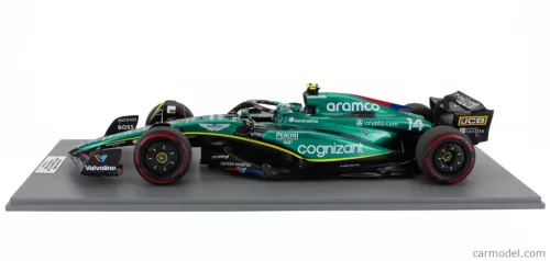 ASTON MARTIN  F1  AMR23 TEAM ARAMCO COGNIZANT N 14 7th BRITISH GP 2023 FERNANDO ALONSO  GREEN