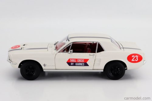 FORD USA  MUSTANG COUPE N 23 THRILL CIRCUS BY KARNES 1967 - THE MOD SQUAD  WHITE