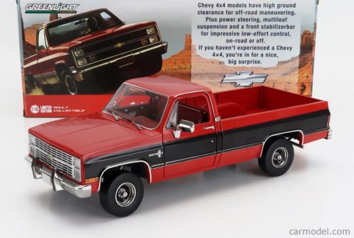 CHEVROLET  K-10 PICK-UP 1984  RED BLACK