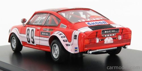 SKODA  200RS (night version) N 89 RALLY SUMAVA 1975 J.SEDIVY - J.JANECEK  RED WHITE