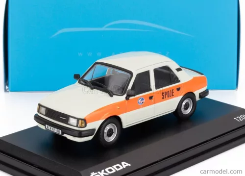 SKODA  120L SPOJE 1984  WHITE ORANGE