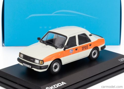 SKODA  120L SPOJE 1984  WHITE ORANGE