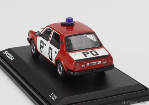 SKODA  120L PO FIRE ENGINE 1984  RED WHITE