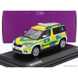   SKODA  YETI SUV FACELIFT (RESTYLING) ZKV 270 AMBULANCE 2013  2 TONE GREEN