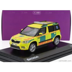   SKODA  YETI SUV FACELIFT (RESTYLING) DOKTOR 233 AMBULANCE 2013  YELLOW GREEN