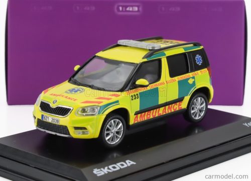 SKODA  YETI SUV FACELIFT (RESTYLING) DOKTOR 233 AMBULANCE 2013  YELLOW GREEN