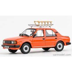 SKODA  120L 1984 WITH SNOW SLEDGE - CON SLITTINO  ORANGE