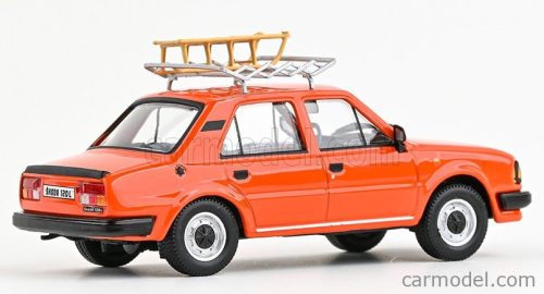 SKODA  120L 1984 WITH SNOW SLEDGE - CON SLITTINO  ORANGE