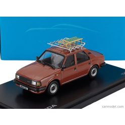 SKODA  120L 1984 WITH SNOW SLEDGE - CON SLITTINO  BROWN