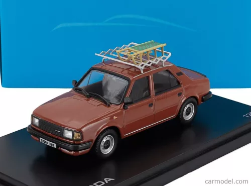 SKODA  120L 1984 WITH SNOW SLEDGE - CON SLITTINO  BROWN