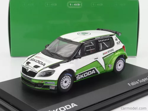 SKODA  FABIA II FL S2000 N 0 SKODA MOTORSPORT DESIGN RALLY 2012  GREEN WHITE BLACK