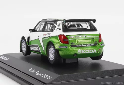 SKODA  FABIA II FL S2000 N 0 SKODA MOTORSPORT DESIGN RALLY 2012  GREEN WHITE BLACK