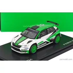   SKODA  FABIA III R5 SKODA MOTORSPORT DESIGN N 0 RALLY 2017  GREEN WHITE