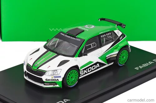 SKODA  FABIA III R5 SKODA MOTORSPORT DESIGN N 0 RALLY 2017  GREEN WHITE