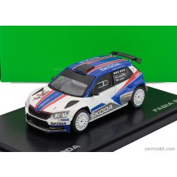   SKODA  FABIA III R5 SKODA MOTORSPORT DESIGN CS N 0 RALLY 2015 JAN KOPECKY - PAVEL DRESLER  WHITE BLUE