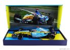 RENAULT  F1  R25 TEAM RENAULT N 1 WORLD CHAMPION WINNER SAN MARINO ITALY GP 2005 FERNANDO ALONSO  LIGHT BLUE YELLOW