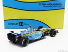 RENAULT  F1  R25 TEAM RENAULT N 1 WORLD CHAMPION WINNER SAN MARINO ITALY GP 2005 FERNANDO ALONSO  LIGHT BLUE YELLOW