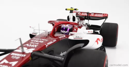ALFA ROMEO  F1  C42 TEAM ORLEN RACING N 24 10th BAHRAIN GP 2022 GUANYU ZHOU  WHITE RED MET