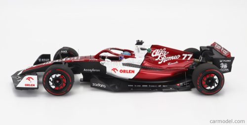 ALFA ROMEO  F1  C42 TEAM ORLEN RACING N 77 6th BAHRAIN GP 2022 VALTTERI BOTTAS  WHITE RED MET