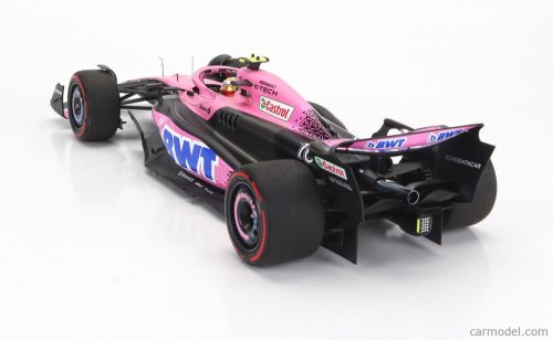 RENAULT  F1  A523 TEAM BWT ALPINE N 10 9th BAHRAIN GP WITH PIT BOARD 2023 PIERRE GASLY  PINK BLACK BLUE